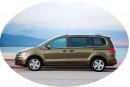 Seat Alhambra II Typ 7N jenom třetí řada 7 míst 2010 ->