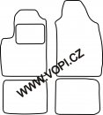 Textil-Autoteppiche Fiat Panda 2003 - 01/2012