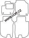 Textil-Autoteppiche Honda HR-V 09/2015 - 2022