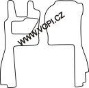 Scania typ R NEW levy + pravy koberce