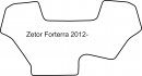 Textil-Autoteppiche Zetor Forterra 2012