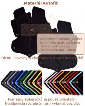 Textil-Autoteppiche Volkswagen Passat B5 1997 - 2005 Autofit (4916)
