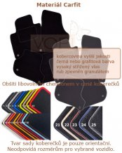 Textil-Autoteppiche Peugeot 5008 10/2009 - Carfit (3658)