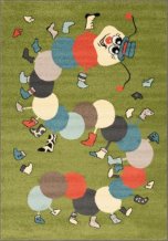 Dětský koberec Iwo limetový