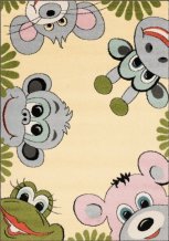 Dětský koberec Tig zlatý