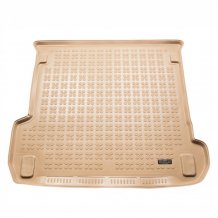 Gummiwanne Audi Q7 2018-2025 (5 i 7 míst, béžová) mit dem Rand 28 mm