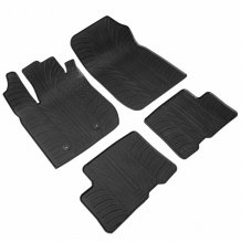 Passform Gummi-Fußmatten Dacia Duster 2018-2024 (klasický i handsfree klíč) GLE