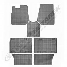 Passform Gummi-Fußmatten Kia Carnival 2001-2006 (7 míst) PTX