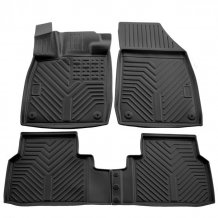 Passform Gummi-Fußmatten Volkswagen ID.4 2020- (výřezy pro větrání baterie) STI