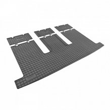 Passform Gummi-Fußmatten Volkswagen Transporter T5 2003-2015 (Multivan, kufr, dlouhá verze) CIK