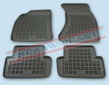 Passgenaue Gummi-Matten Audi A4 2008-2016 mit dem Rand 28 mm