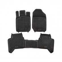 Passgenaue Gummi-Matten Ford Ranger 2012-2022 mit dem Rand 28 mm