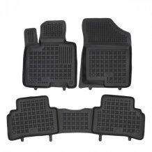 Passgenaue Gummi-Matten Hyundai Tucson 2021- (spalovací motor) mit dem Rand 28 mm