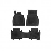 Passgenaue Gummi-Matten Mercedes EQS 2021-2022 (V297) mit dem Rand 28 mm
