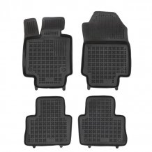 Passgenaue Gummi-Matten Toyota Rav4 2021- (hybrid) mit dem Rand 28 mm