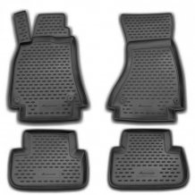 Passgenaue Gummi-Matten Audi A4 2008-2016 - Novline mit dem Rand 28 mm