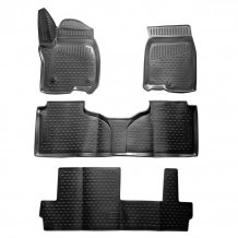 Passgenaue Gummi-Matten Cadillac Escalade 2021- (GMC Yukon XL) - Novline mit dem Rand 28 mm