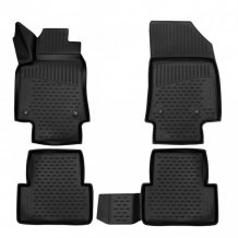 Passgenaue Gummi-Matten Citroen C3 Aircross 2017-2024 - Novline mit dem Rand 28 mm