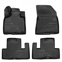 Passgenaue Gummi-Matten Citroen C4 Picasso 2013-2022 (5 míst) - Novline mit dem Rand 28 mm