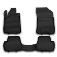 Passgenaue Gummi-Matten Citroen DS3 2010-2019 (hatchback, 3 dveře) - Novline mit dem Rand 28 mm