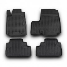 Passgenaue Gummi-Matten Honda CR-V 2006-2012 (subwoofer pod spolujezdcem) - Novline mit dem Rand 28 mm