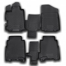 Passgenaue Gummi-Matten Honda FRV 2004-2009 - Novline mit dem Rand 28 mm