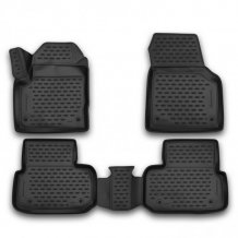 Passgenaue Gummi-Matten Land Rover Discovery Sport 2014-2019 - Novline mit dem Rand 28 mm