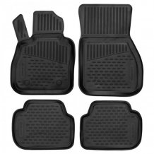 Passgenaue Gummi-Matten Mini Clubman 2015-2024 - Novline mit dem Rand 28 mm