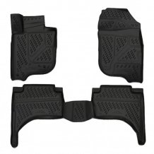 Passgenaue Gummi-Matten Mitsubishi L200 2015-2023 - Novline mit dem Rand 28 mm