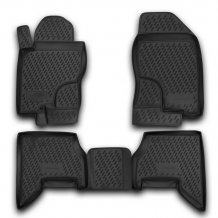 Passgenaue Gummi-Matten Nissan Pathfinder 2005-2012 - Novline mit dem Rand 28 mm