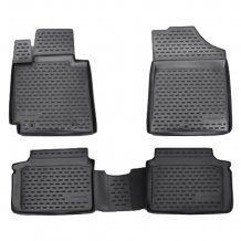 Passgenaue Gummi-Matten Renault Megane 2016-2024 (hatchback) - Novline mit dem Rand 28 mm