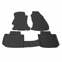 Passgenaue Gummi-Matten Subaru WRX 2014-2021 - Novline mit dem Rand 28 mm