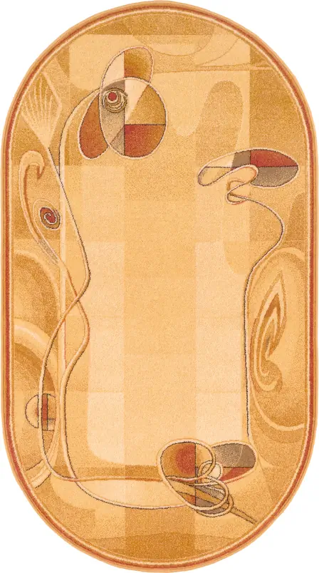 Kusový koberec Himalia béžový - ovál (sahara)