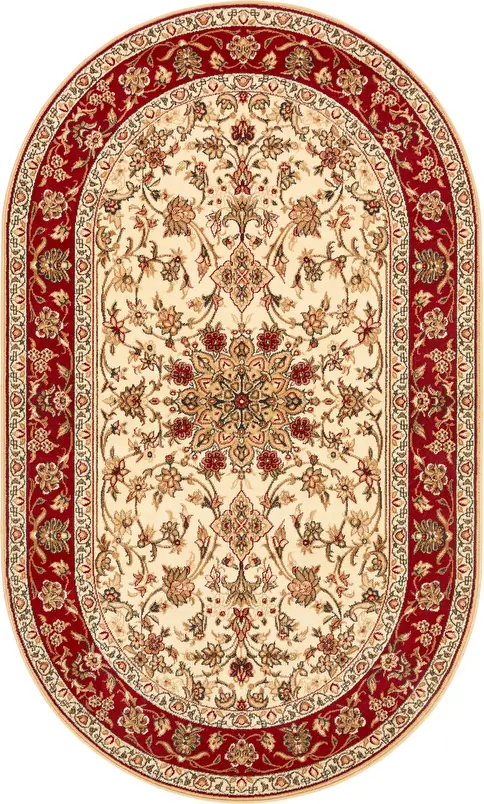 Kusový koberec Samir krémový - ovál (cream)