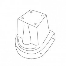 Mittelarmlehne Chevrolet Aveo 2006-2011 (nur Adapter)