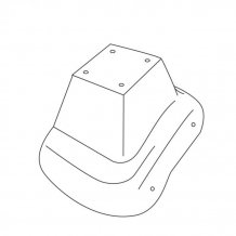 Mittelarmlehne Chevrolet Aveo 2011-2015 (nur Adapter)