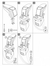 Mittelarmlehne Chevrolet Cruze 2009-2015 (černá, bez kapsy)