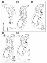Mittelarmlehne Citroen C4 2004-2010