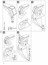 Mittelarmlehne Fiat 500L 2012-2018 (metal-grey)
