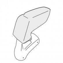 Mittelarmlehne Fiat 500L Trekking 2012-2017 (nur Adapter)