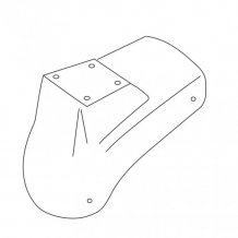 Mittelarmlehne Fiat 500L Trekking 2012-2017 (nur Adapter)