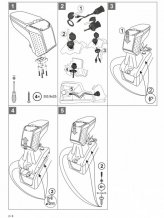 Mittelarmlehne Ford Connect 2013- (USB+AUX konektor, černá)