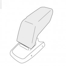 Mittelarmlehne Nissan Juke 2020- (nur Adapter)