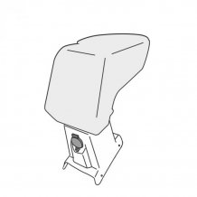 Mittelarmlehne Renault Twingo 2014-2024 (nur Adapter)