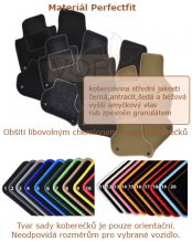 Textil-Autoteppiche Volkswagen Passat B5 1997 - 2005 Perfectfit (4916)