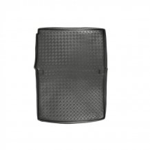 Kunstoff-Kofferraummatte Volkswagen Caddy 2004-2020 (2 místa, plastová přihrádka vlevo, bez protiskluzu)