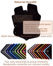 Textil-Autoteppiche Ford Mondeo 06/2007 - 08/2012 Royalfit (1456)