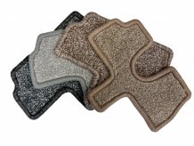 Teppich für die Kabine des Iveco Daily Wohnmobil 1999 - 2006 Apollo Soft Mit Stück zwischen den Sitzen (8124)