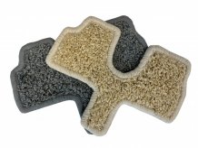 Teppich für die Kabine des MAN TGE s fixací 2017 Color Shaggy Ohne Stück zwischen den Sitzen (8422)