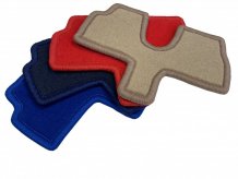 Teppich für die Kabine des Iveco Daily Wohnmobil 2014 -> Colorfit Ohne Stück zwischen den Sitzen (8117)
